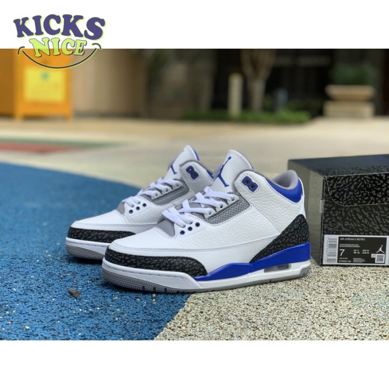 Air Jordan 3 Retro 'Racer Blue' Size 40-47.5 Air Jordan 3 Retro 'Racer Blue' Size 40-47.5