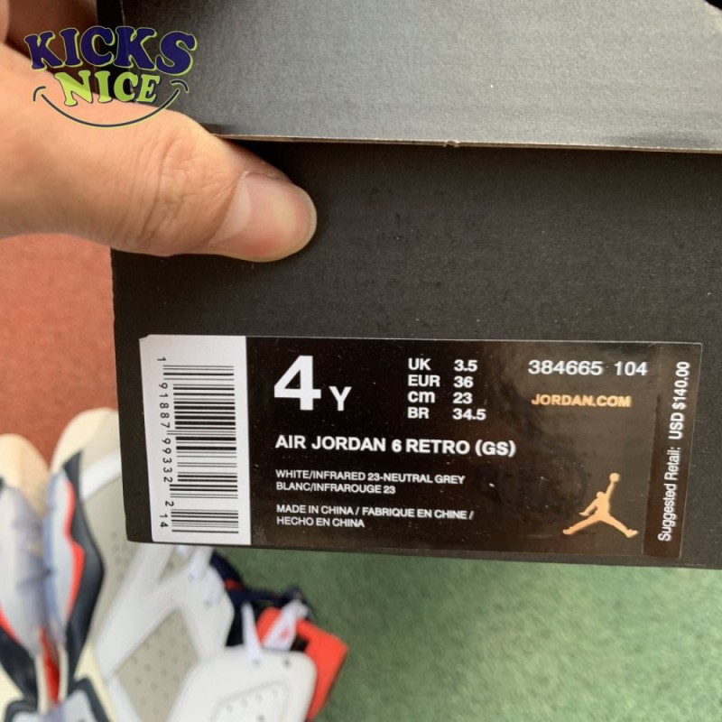 Air Jordan 6 Retro 'Tinker' Size 36-47.5 Air Jordan 6 Retro 'Tinker' Size 36-47.5