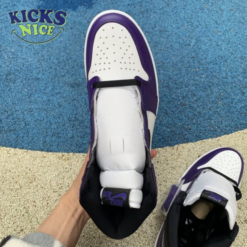 Jordan 1 Retro High Court Purple White Size 40-47.5 Jordan 1 Retro High Court Purple White Size 40-47.5