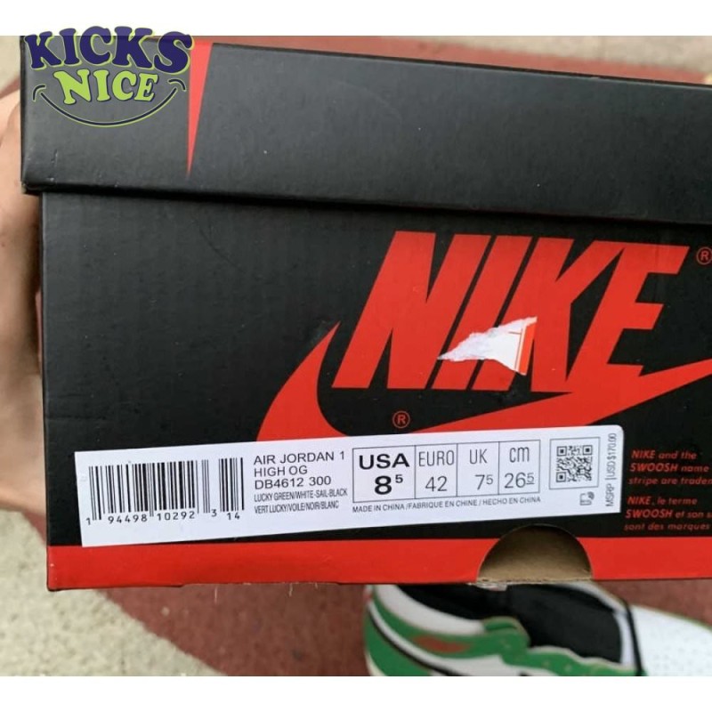 Jordan 1 Retro High Lucky Green Size 36-47.5 Jordan 1 Retro High Lucky Green Size 36-47.5
