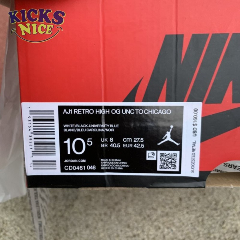 Jordan 1 Retro High NC to Chi Leather Size 40-47.5 Jordan 1 Retro High NC to Chi Leather Size 40-47.5