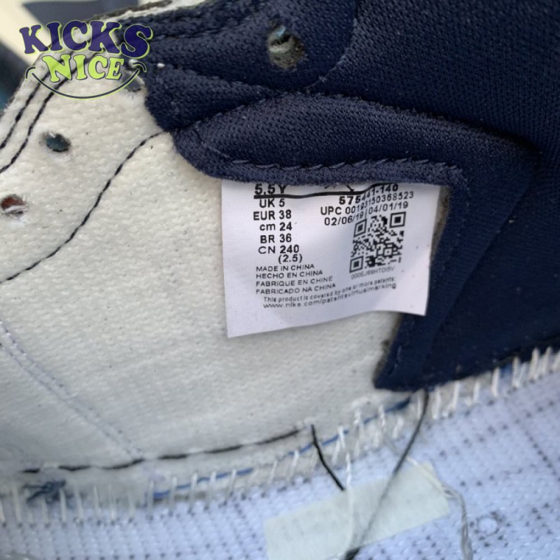 Jordan 1 Retro High Obsidian UNC Size 36-47.5 Jordan 1 Retro High Obsidian UNC Size 36-47.5