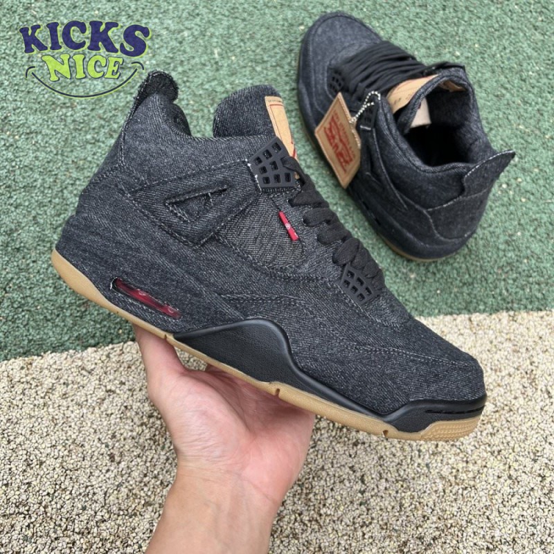 Jordan 4 Retro Levi's Black Size 40-46 Jordan 4 Retro Levi's Black Size 40-46
