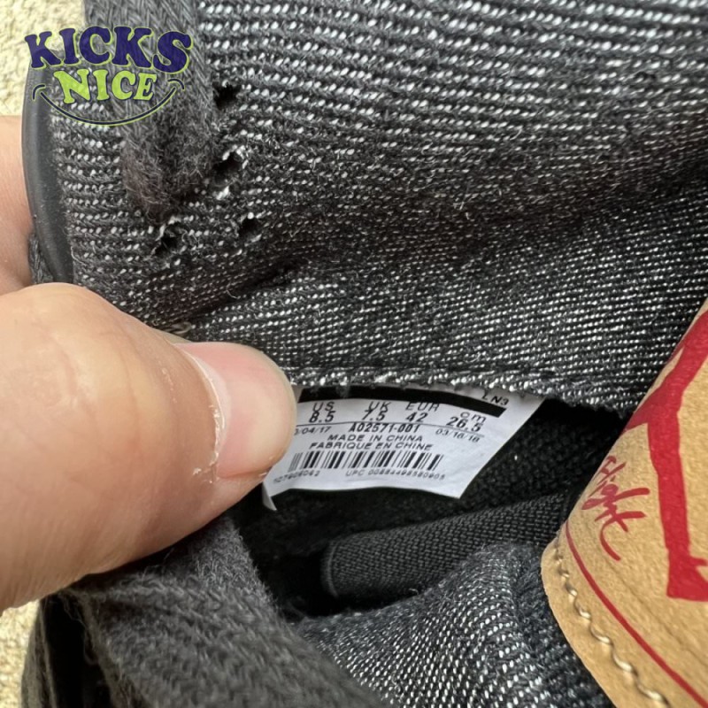 Jordan 4 Retro Levi's Black Size 40-46 Jordan 4 Retro Levi's Black Size 40-46