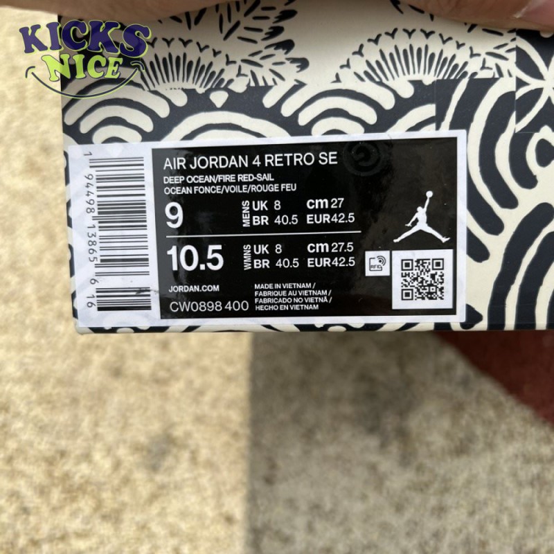 Jordan 4 Retro SE Sashiko Size 40-47.5 Jordan 4 Retro SE Sashiko Size 40-47.5