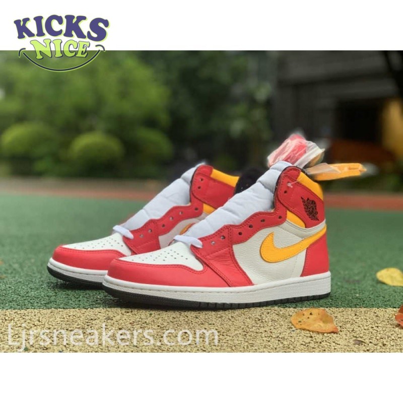 Nike Air Jordan 1 Retro High OG Light Fusion Red Size 40-47.5 Nike Air Jordan 1 Retro High OG Light Fusion Red Size 40-47.5