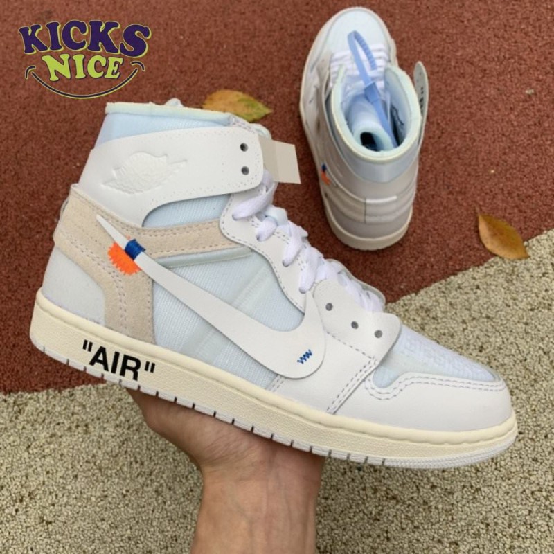 Off-White x Air Jordan 1 Retro High OG BG 'White' 2018 Size 36-47.5 Off-White x Air Jordan 1 Retro High OG BG 'White' 2018 Size 36-47.5
