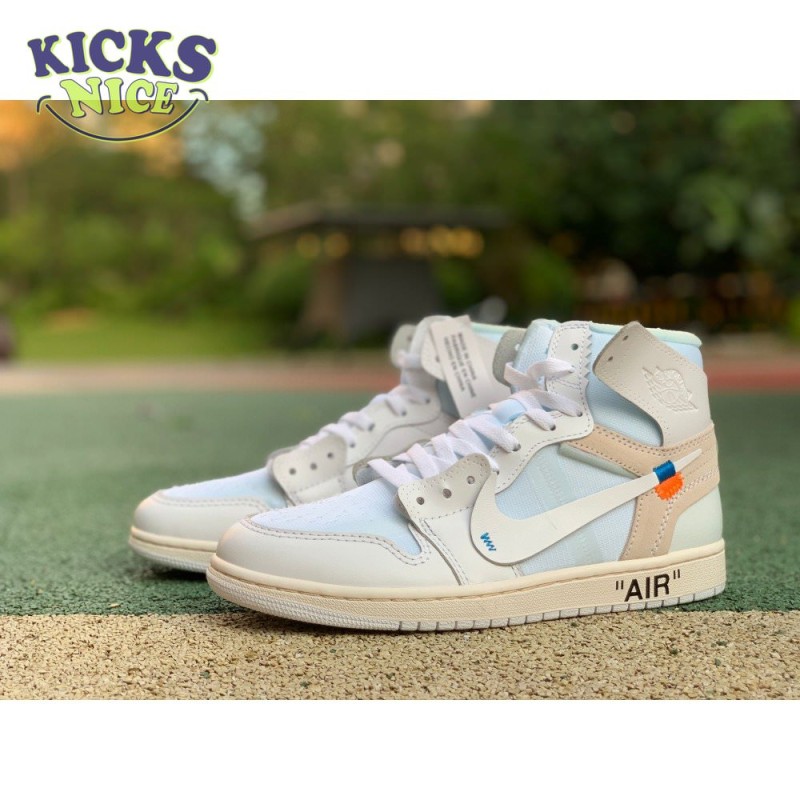Off-White x Air Jordan 1 Retro High OG BG 'White' 2018 Size 36-47.5 Off-White x Air Jordan 1 Retro High OG BG 'White' 2018 Size 36-47.5