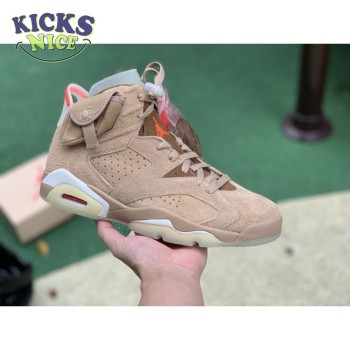 Travis Scott x Air Jordan 6 Retro 'British Khaki' Size 40-47.5 Travis Scott x Air Jordan 6 Retro 'British Khaki' Size 40-47.5