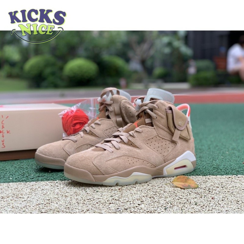 Travis Scott x Air Jordan 6 Retro 'British Khaki' Size 40-47.5 Travis Scott x Air Jordan 6 Retro 'British Khaki' Size 40-47.5
