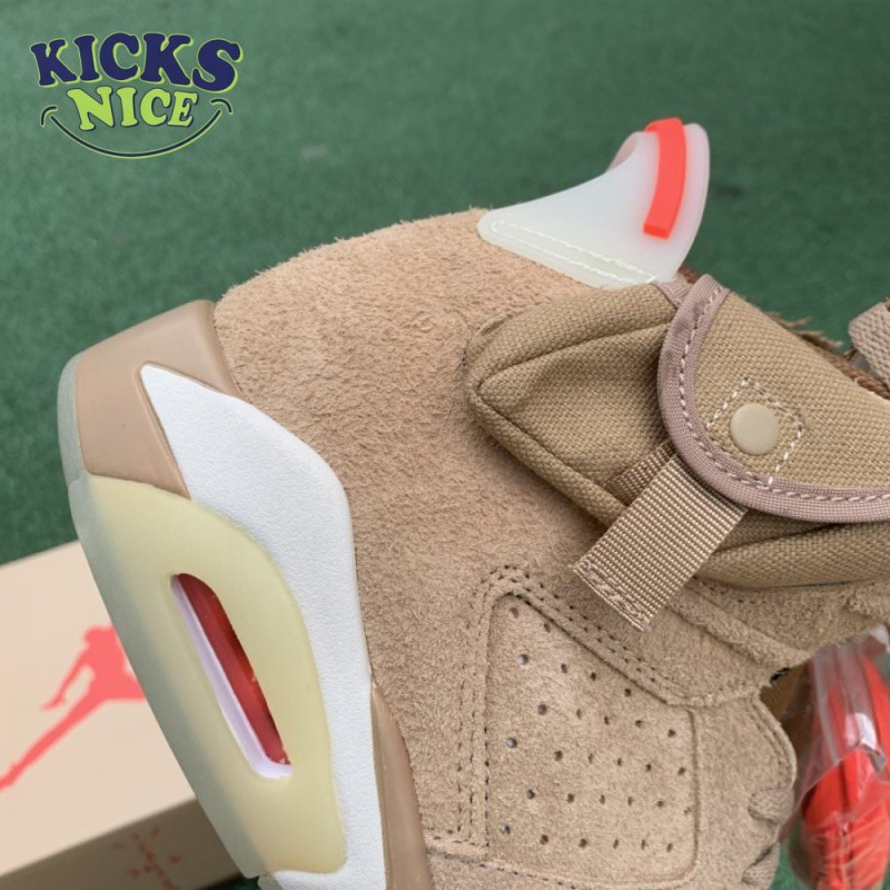 Travis Scott x Air Jordan 6 Retro 'British Khaki' Size 40-47.5 Travis Scott x Air Jordan 6 Retro 'British Khaki' Size 40-47.5