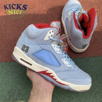 Trophy Room x Air Jordan 5 Retro 'Ice Blue' Size 40-47.5 Trophy Room x Air Jordan 5 Retro 'Ice Blue' Size 40-47.5