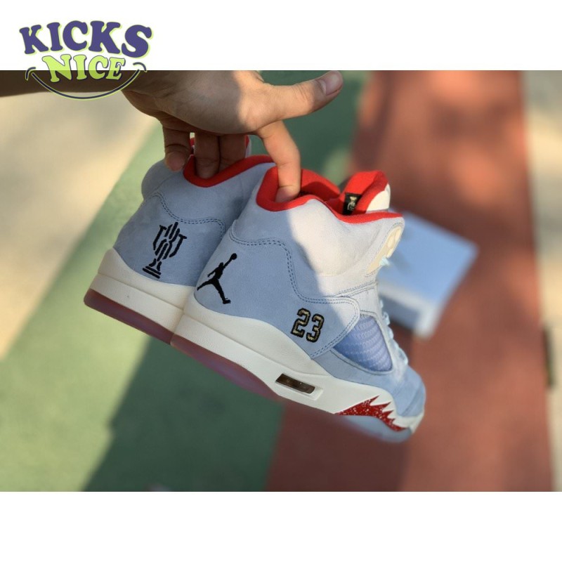 Trophy Room x Air Jordan 5 Retro 'Ice Blue' Size 40-47.5 Trophy Room x Air Jordan 5 Retro 'Ice Blue' Size 40-47.5