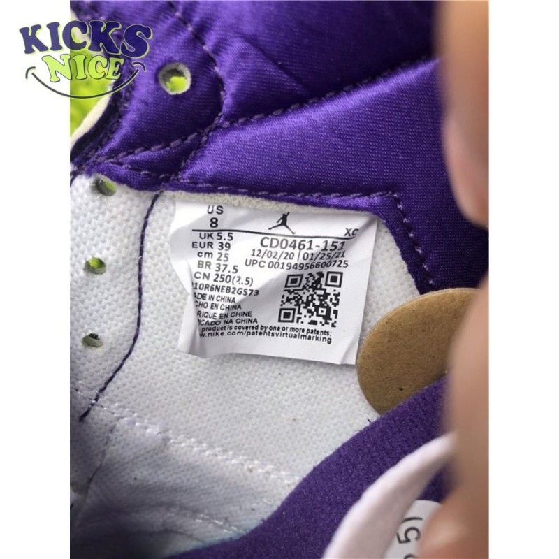 Wmns Air Jordan 1 High OG 'Court Purple' Size 40-47.5 Wmns Air Jordan 1 High OG 'Court Purple' Size 40-47.5