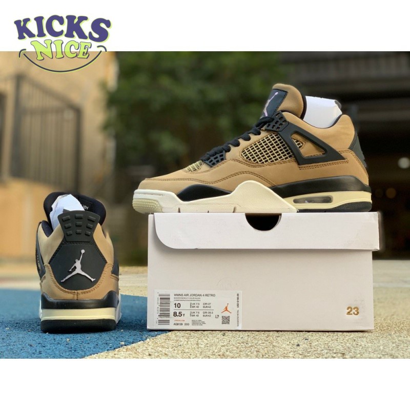 Wmns Air Jordan 4 Retro 'Mushroom' Size 40-47.5 Wmns Air Jordan 4 Retro 'Mushroom' Size 40-47.5