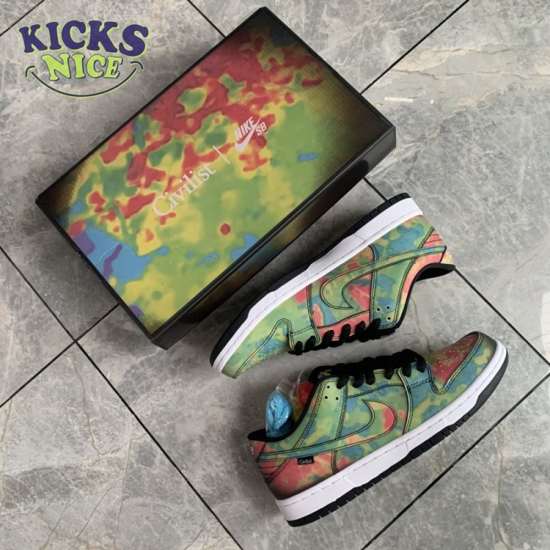 Civilist x Dunk Low Pro SB QS 'Thermography' Size 36-47.5 Civilist x Dunk Low Pro SB QS 'Thermography' Size 36-47.5