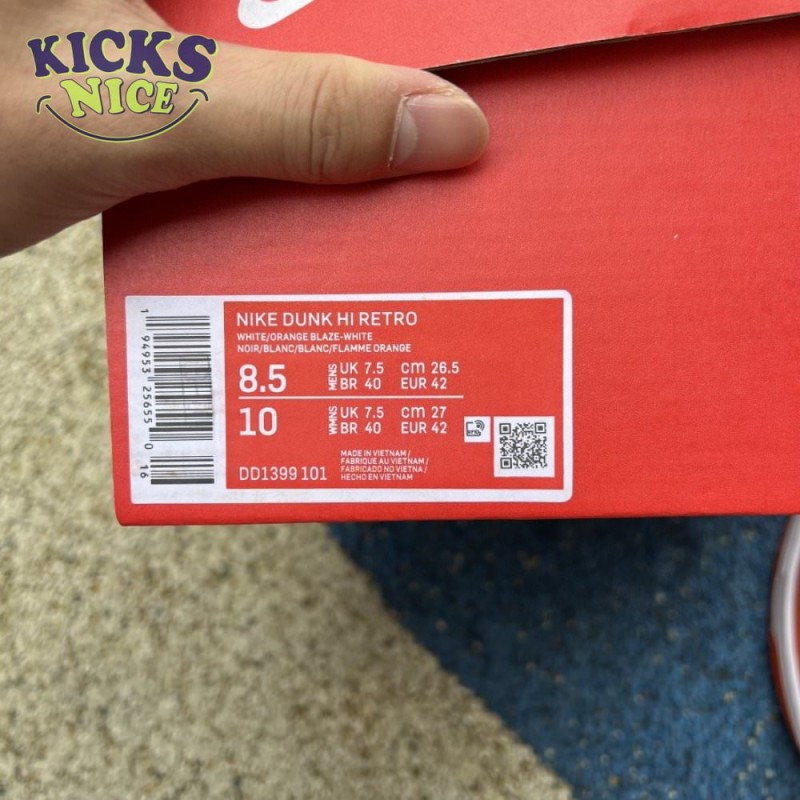 Dunk High 'Syracuse' 2021 Size 36-47.5 Dunk High 'Syracuse' 2021 Size 36-47.5