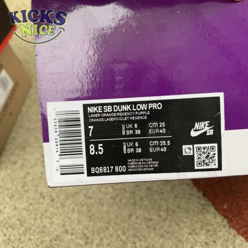 Dunk Low Pro SB 'Laser Orange' Size 36-46 Dunk Low Pro SB 'Laser Orange' Size 36-46