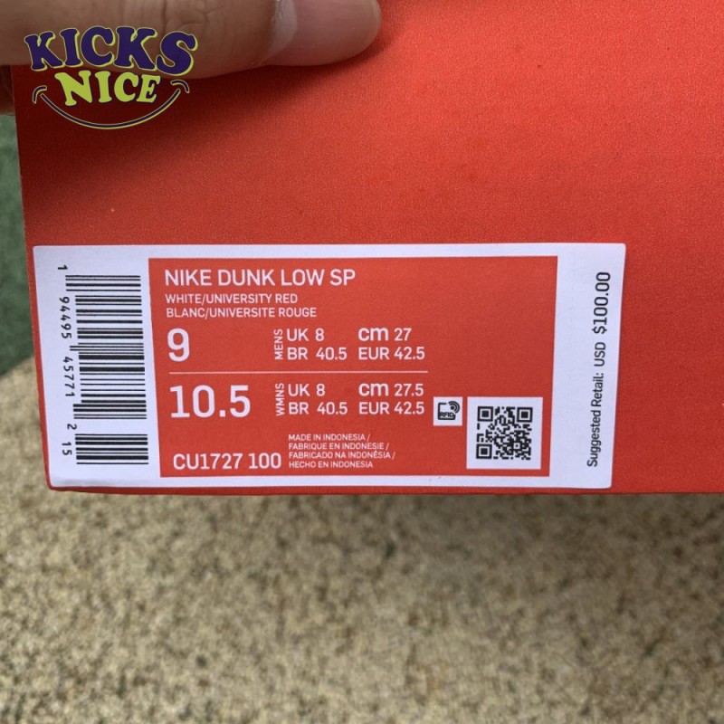 Dunk Low Retro SP 'St. John's' Size 36-46 Dunk Low Retro SP 'St. John's' Size 36-46