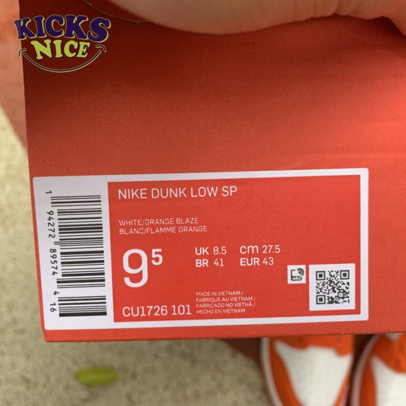 Dunk Low Retro SP 'Syracuse' Size 36-47.5 Dunk Low Retro SP 'Syracuse' Size 36-47.5