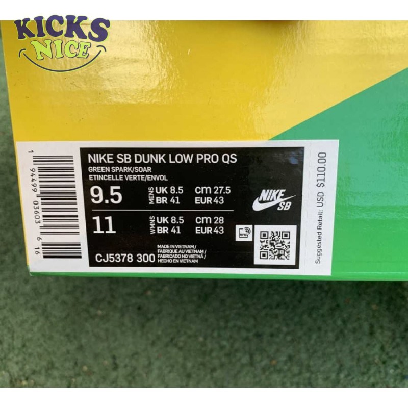 Grateful Dead x Dunk Low SB 'Green Bear' Size 36-47.5 Grateful Dead x Dunk Low SB 'Green Bear' Size 36-47.5