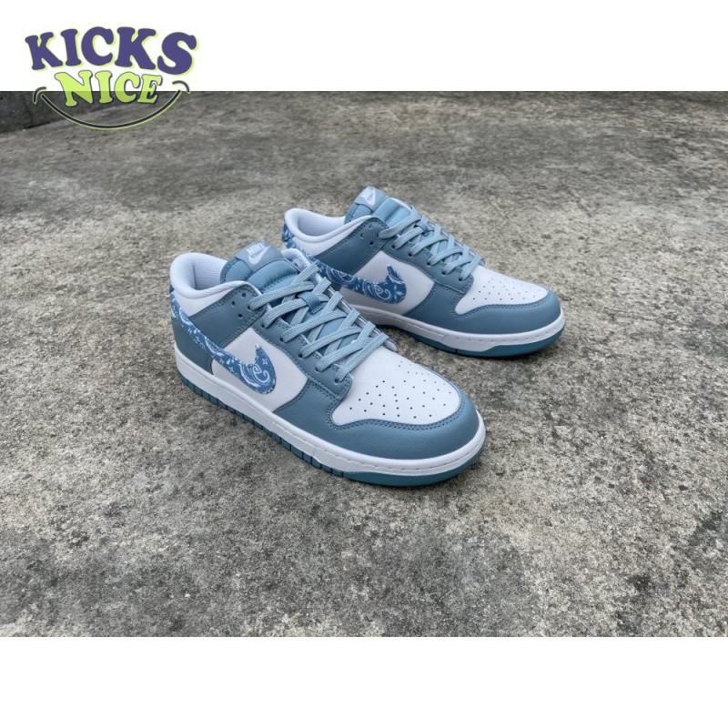 Nike Dunk Low Essential Paisley Pack Worn Blue Size 40-47.5 Nike Dunk Low Essential Paisley Pack Worn Blue Size 40-47.5