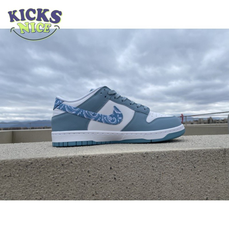 Nike Dunk Low Essential Paisley Pack Worn Blue Size 40-47.5 Nike Dunk Low Essential Paisley Pack Worn Blue Size 40-47.5