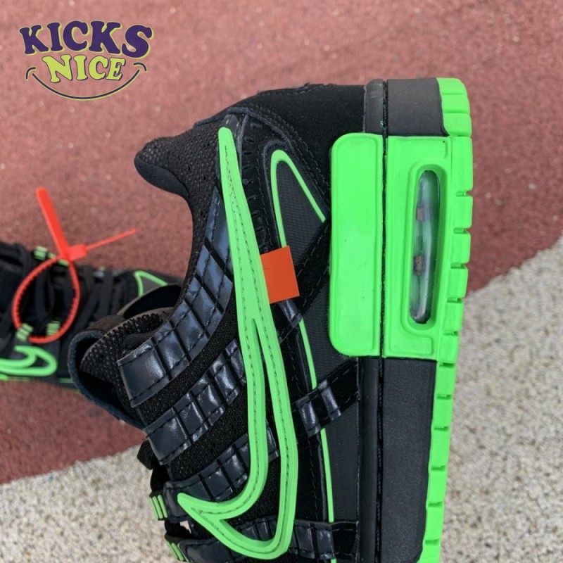 Off-White x Air Rubber Dunk 'Green Strike' Size 40-47.5 Off-White x Air Rubber Dunk 'Green Strike' Size 40-47.5