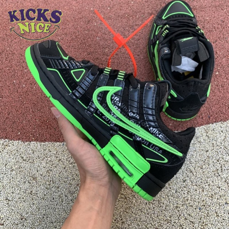 Off-White x Air Rubber Dunk 'Green Strike' Size 40-47.5 Off-White x Air Rubber Dunk 'Green Strike' Size 40-47.5