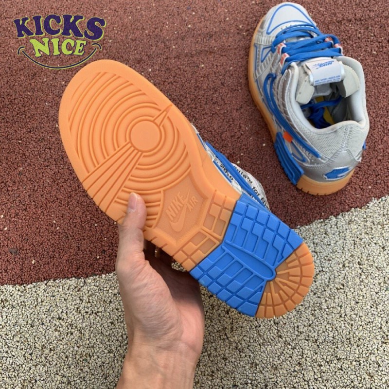 Off-White x Air Rubber Dunk 'University Blue' Size 40-47.5 Off-White x Air Rubber Dunk 'University Blue' Size 40-47.5
