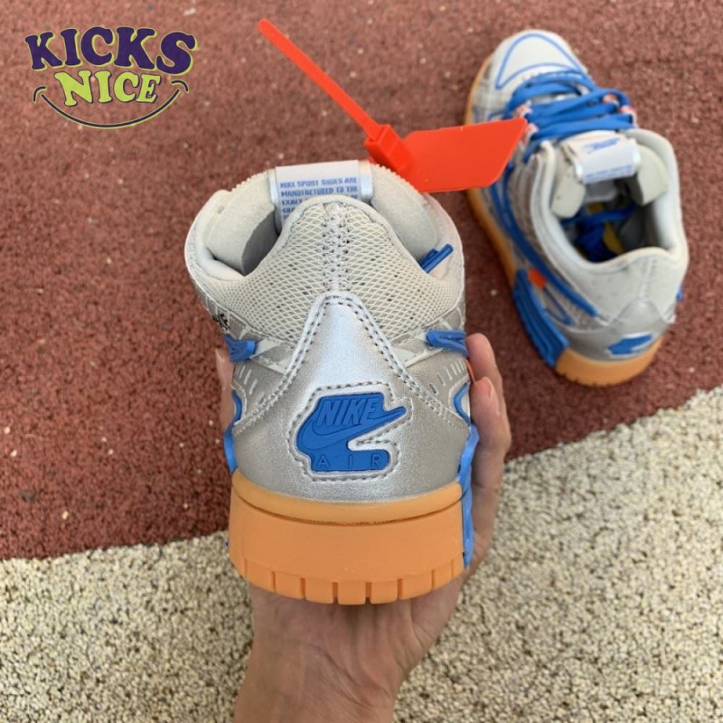 Off-White x Air Rubber Dunk 'University Blue' Size 40-47.5 Off-White x Air Rubber Dunk 'University Blue' Size 40-47.5