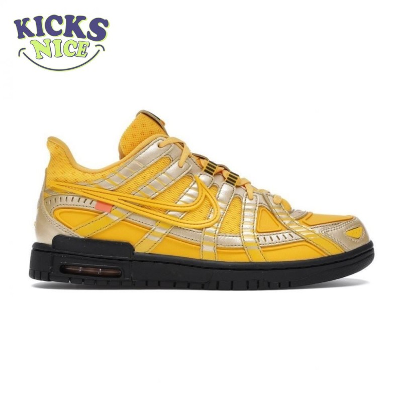 Off-White x Air Rubber Dunk 'University Gold' Size 40-47.5 Off-White x Air Rubber Dunk 'University Gold' Size 40-47.5