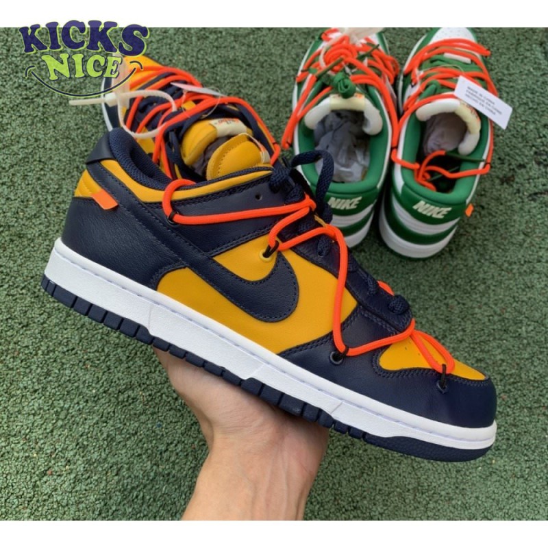 Off-White x Dunk Low 'University Gold' Size 36-46 Off-White x Dunk Low 'University Gold' Size 36-46