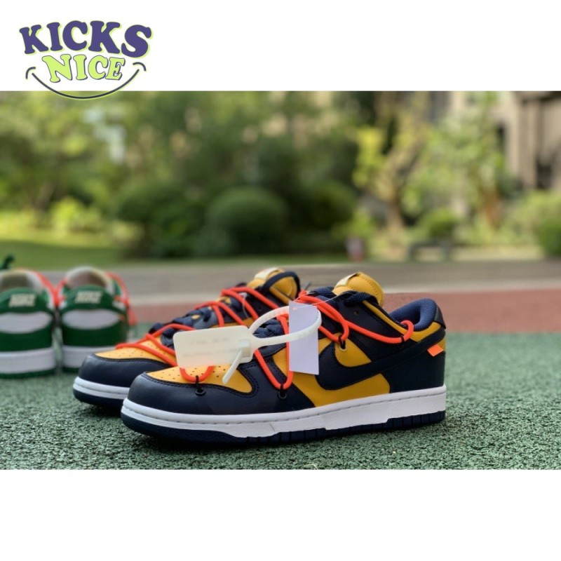Off-White x Dunk Low 'University Gold' Size 36-46 Off-White x Dunk Low 'University Gold' Size 36-46