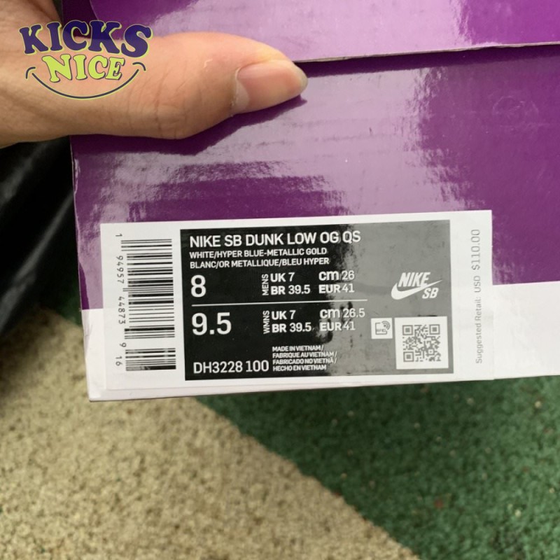 x Dunk Low OG SB QS 'Hyper Royal' Size 40-47.5 x Dunk Low OG SB QS 'Hyper Royal' Size 40-47.5
