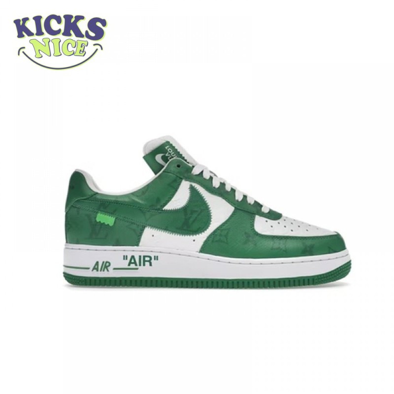 Nike Air Force 1 Low By Virgil Abloh White Green Nike Air Force 1 Low By Virgil Abloh White Green