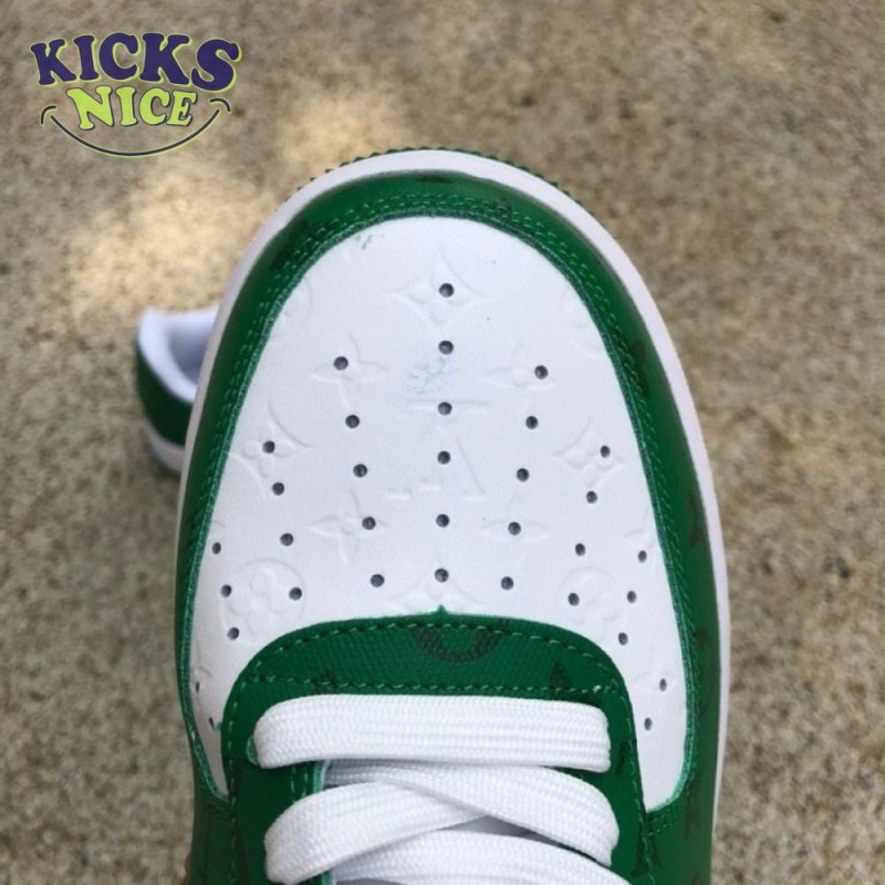Nike Air Force 1 Low By Virgil Abloh White Green Nike Air Force 1 Low By Virgil Abloh White Green