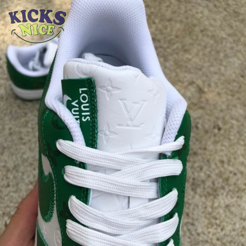 Nike Air Force 1 Low By Virgil Abloh White Green Nike Air Force 1 Low By Virgil Abloh White Green