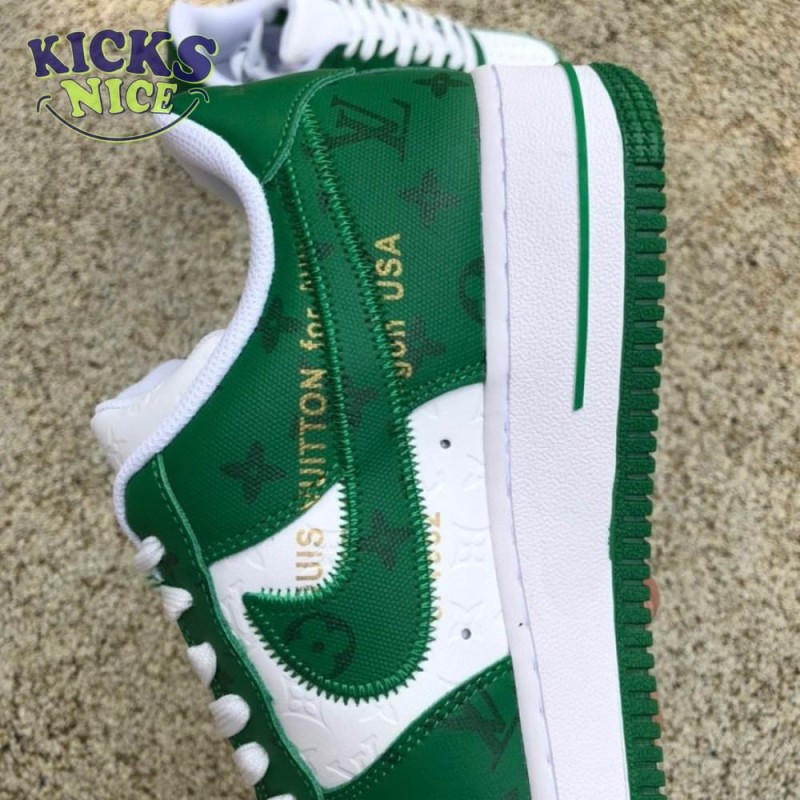 Nike Air Force 1 Low By Virgil Abloh White Green Nike Air Force 1 Low By Virgil Abloh White Green