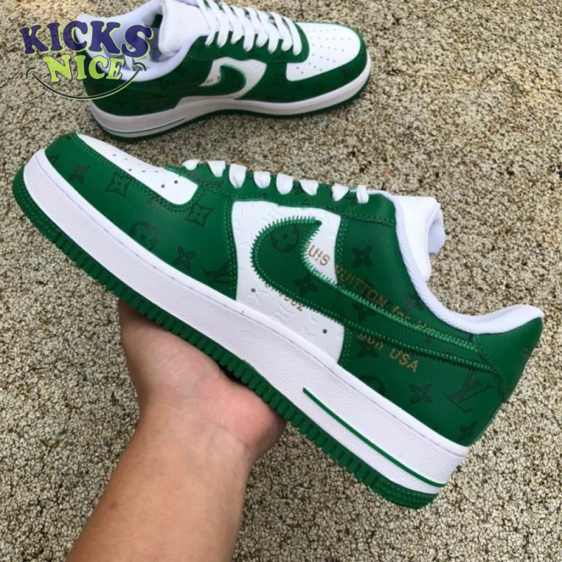 Nike Air Force 1 Low By Virgil Abloh White Green Nike Air Force 1 Low By Virgil Abloh White Green