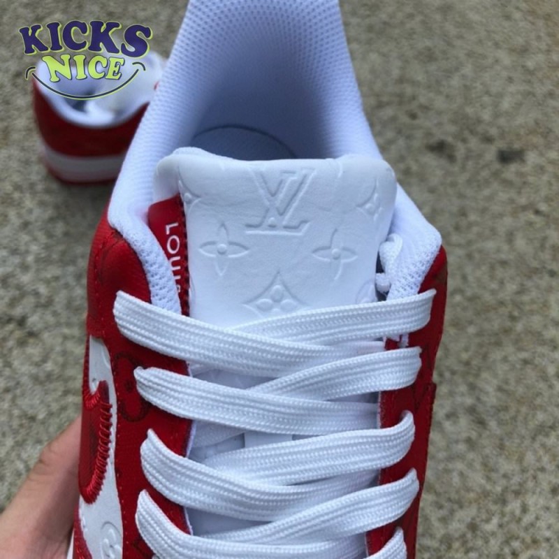 Nike Air Force 1 Low By Virgil Abloh White Red Nike Air Force 1 Low By Virgil Abloh White Red