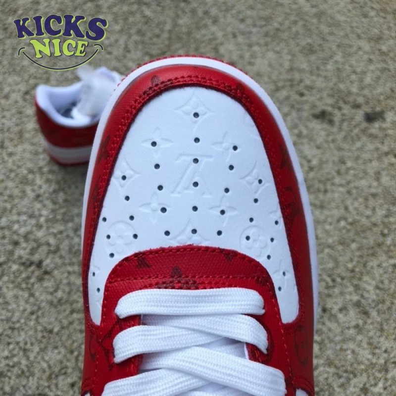 Nike Air Force 1 Low By Virgil Abloh White Red Nike Air Force 1 Low By Virgil Abloh White Red