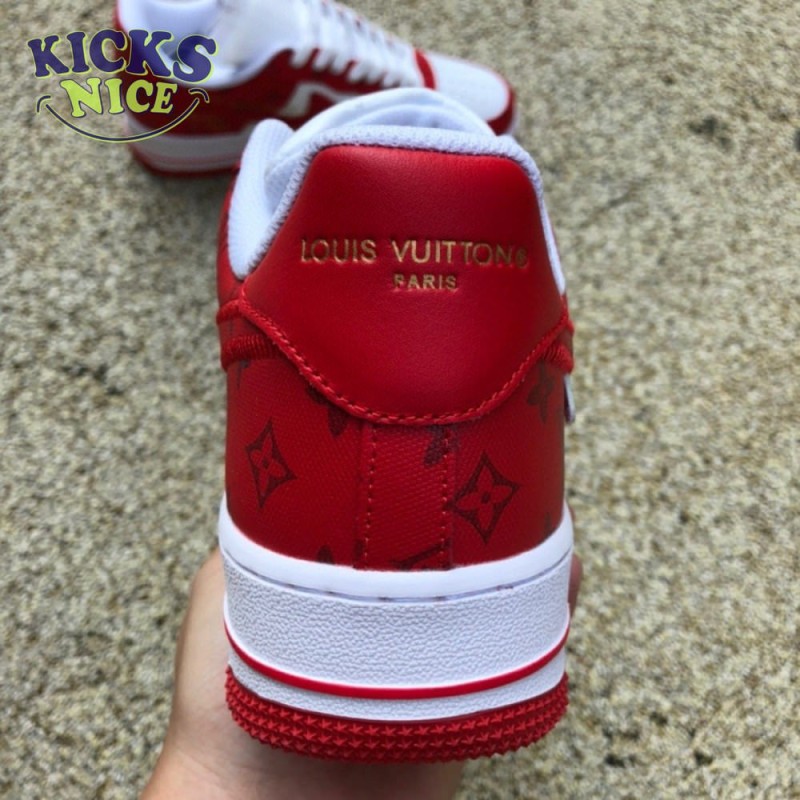 Nike Air Force 1 Low By Virgil Abloh White Red Nike Air Force 1 Low By Virgil Abloh White Red