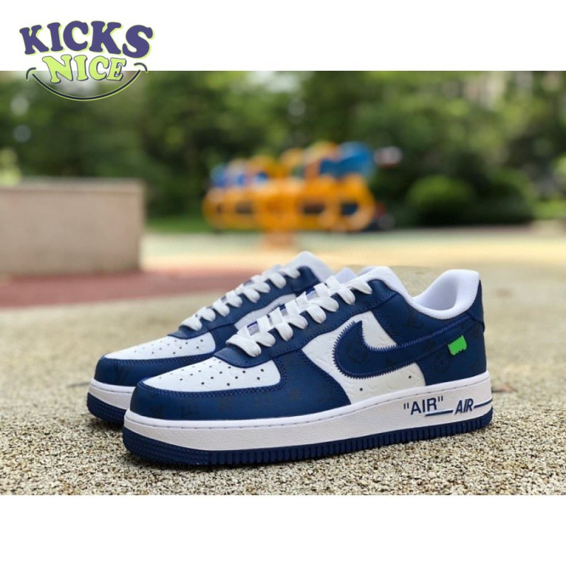 Nike Air Force 1 Low By Virgil Abloh White Royal Nike Air Force 1 Low By Virgil Abloh White Royal