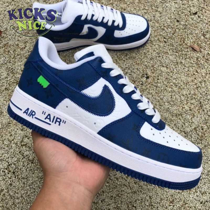 Nike Air Force 1 Low By Virgil Abloh White Royal Nike Air Force 1 Low By Virgil Abloh White Royal