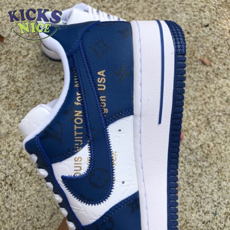 Nike Air Force 1 Low By Virgil Abloh White Royal Nike Air Force 1 Low By Virgil Abloh White Royal