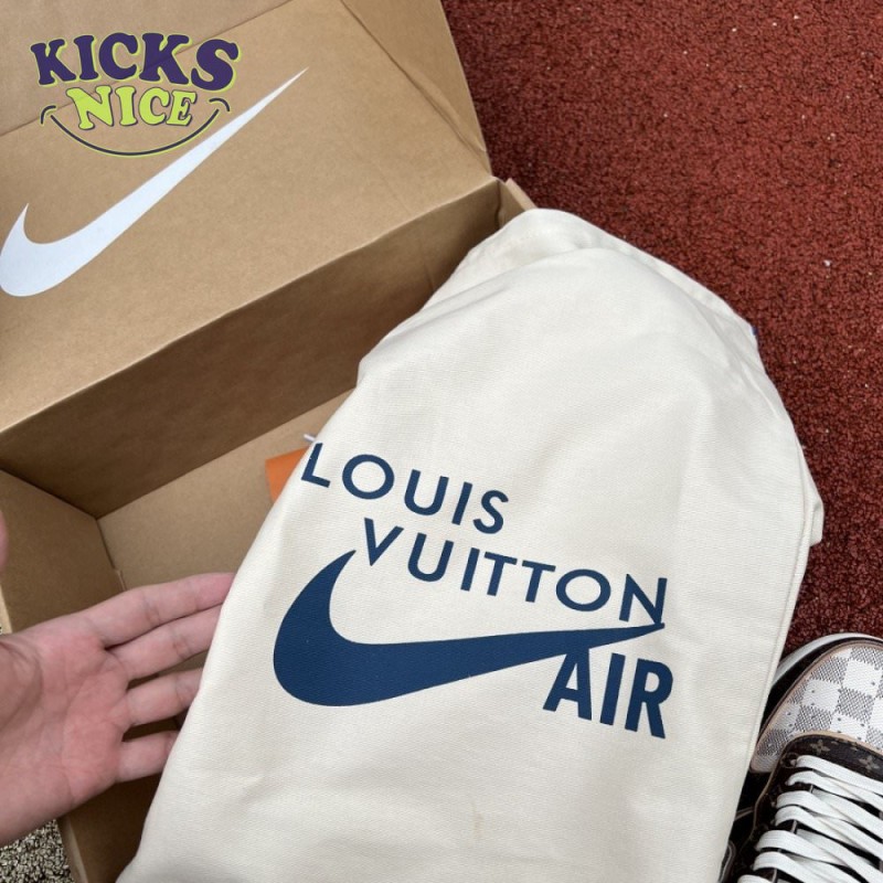 Nike Air Force 1 Low Monogram Brown Damier Azur Nike Air Force 1 Low Monogram Brown Damier Azur