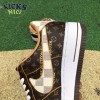 Nike Air Force 1 Low Monogram Brown Damier Azur Nike Air Force 1 Low Monogram Brown Damier Azur