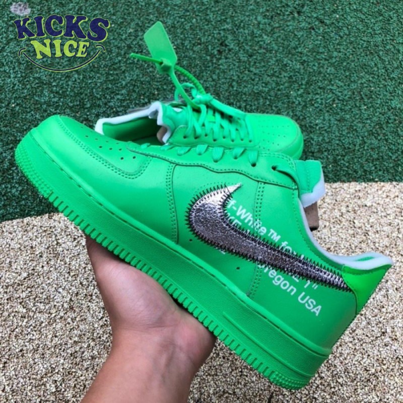 Nike Air Force 1 Low Off-White Light Green Spark Size 36-47.5 Nike Air Force 1 Low Off-White Light Green Spark Size 36-47.5