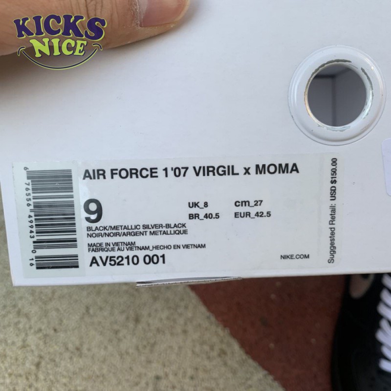 Off-White x Air Force 1 Low '07 'MoMA' Size 36-46 Off-White x Air Force 1 Low '07 'MoMA' Size 36-46
